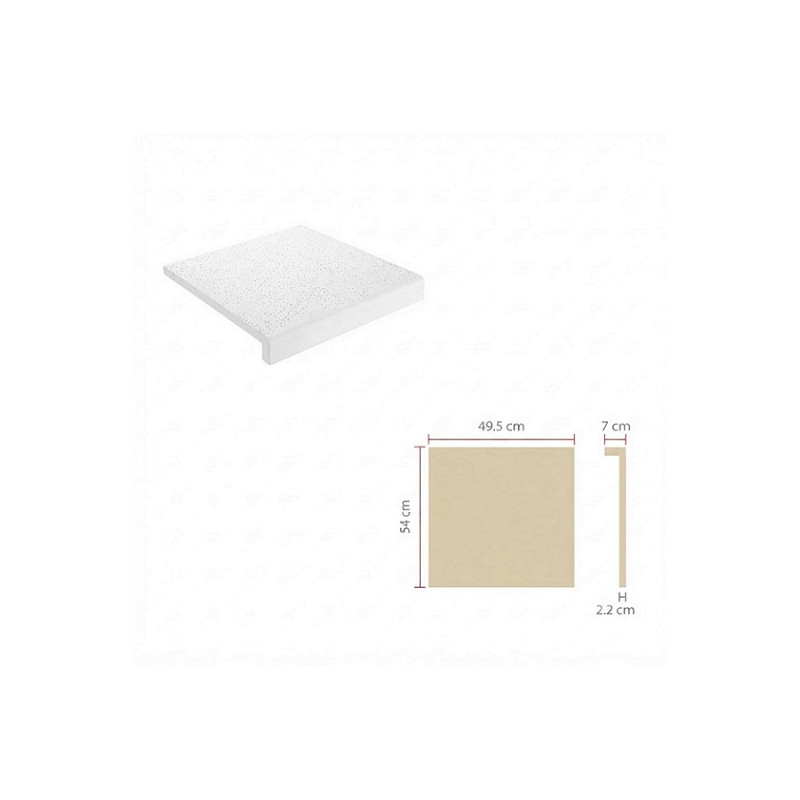 baldosa atermica blanca minimalista Culzoni