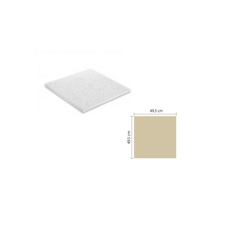 Baldosa atermica Solarium blanca 50 x 50cm Culzoni