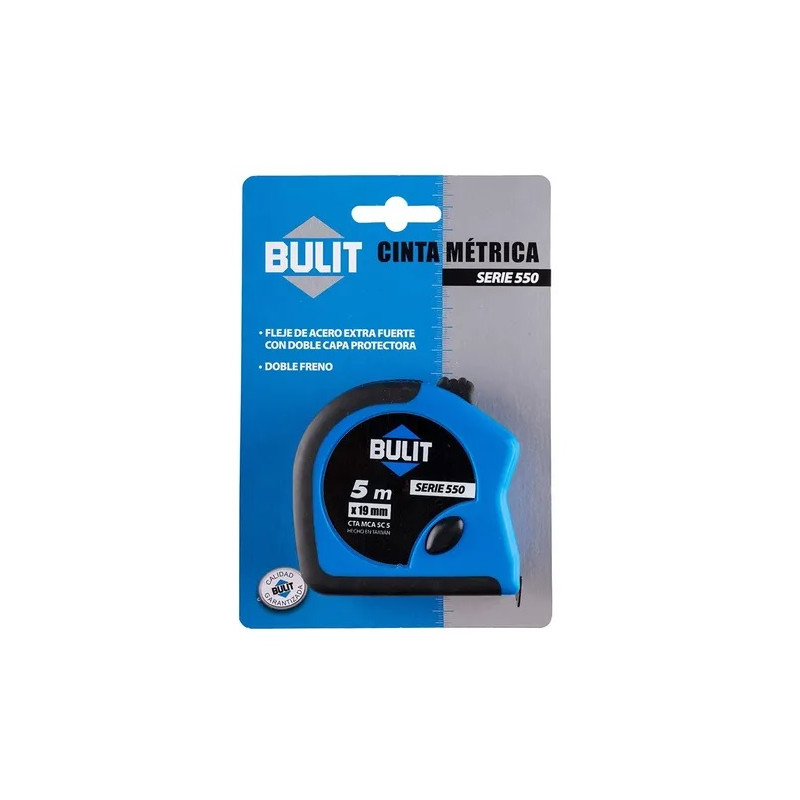 Cinta metrica 5mts 19mm serie 550 Bulit