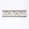Guarda 6.5 x 25cm Buenos Aires blanco
