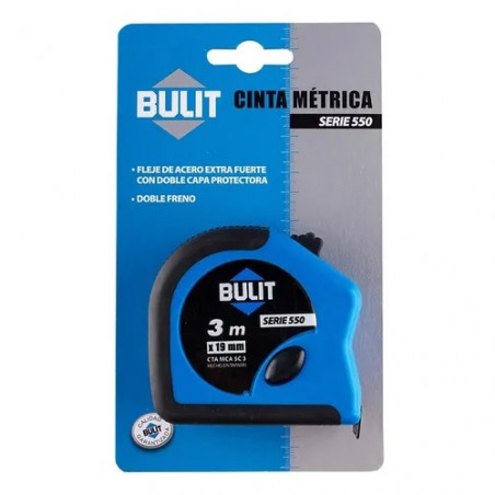 Cinta metrica 3mts 19mm serie 550 Bulit
