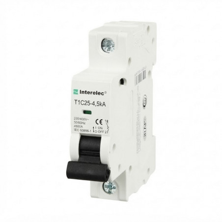 Interruptor llave termica unipolar 25A