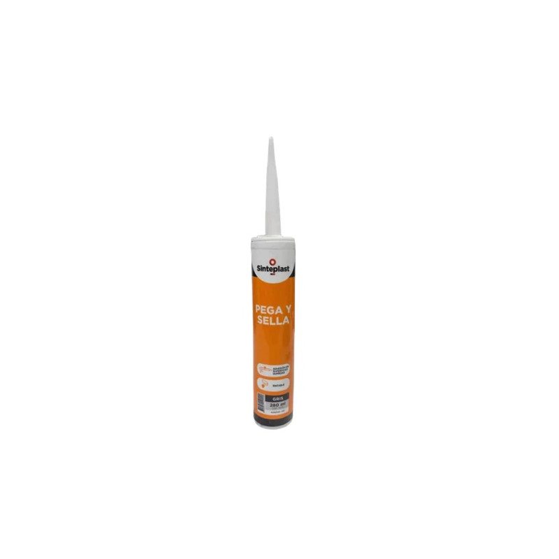 sellador poliuretanico pega y sella gris 280 ml Sinteplast