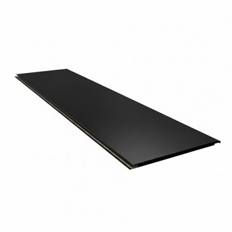 Varilla cielorraso PVC negro 20 cm x 6 mts