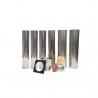 Kit instalacion de techo 6" inoxidable Tromen