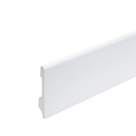 Zocalo EPS Wing blanco mate 80mm Atrim