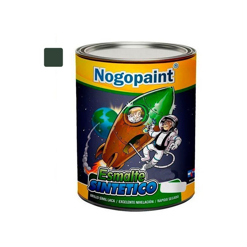 Esmalte sintetico brillante 20 lts verde ingles Nogopaint