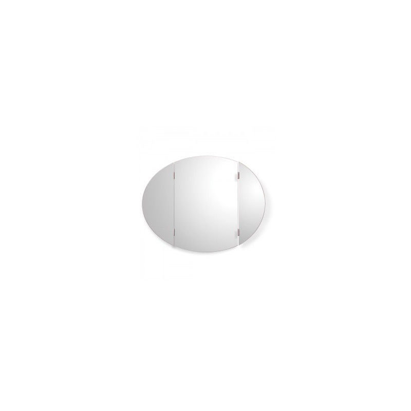 Espejo triptico oval 78 x 60 cm pulido Reflejar