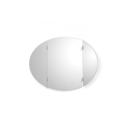 Espejo triptico oval 78 x 60 cm pulido Reflejar