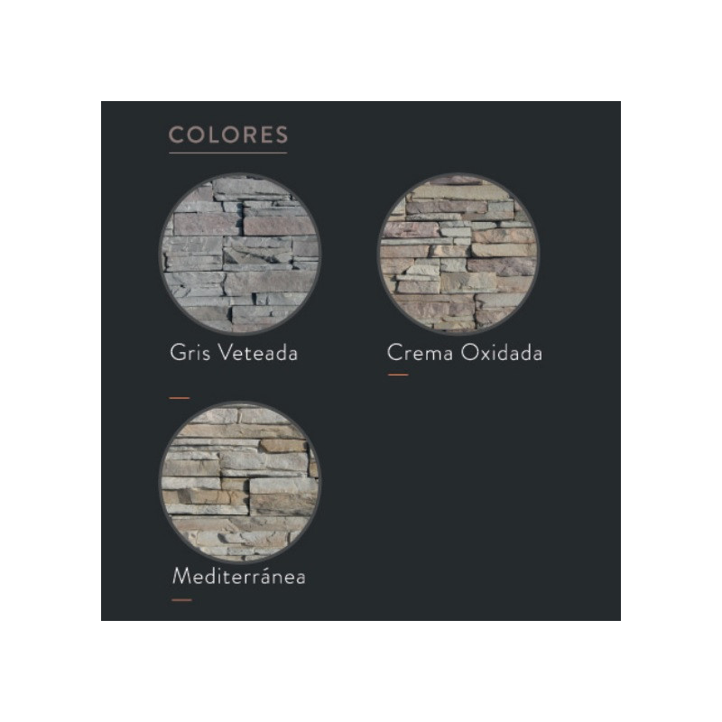 Esquinero Andes crema oxidada EcoStone