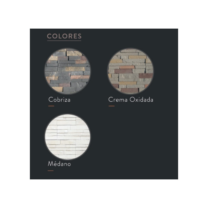 Esquinero Caliza crema oxidada EcoStone