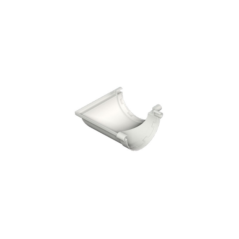 Esquinero PVC blanco canaletas Pluvitubo