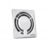 Extractor para baño 18x18cm blanco para caño de 6" Ecoclima