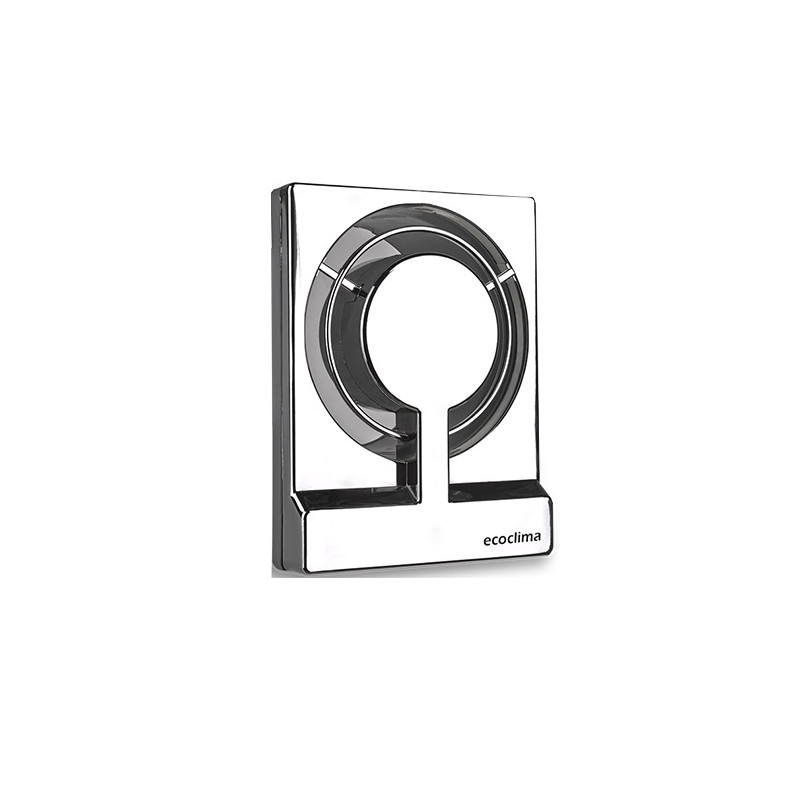 Extractor para baño 17x23cm cromado para caño de 6" Ecoclima