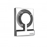 Extractor para baño 17x23cm cromado para caño de 6" Ecoclima