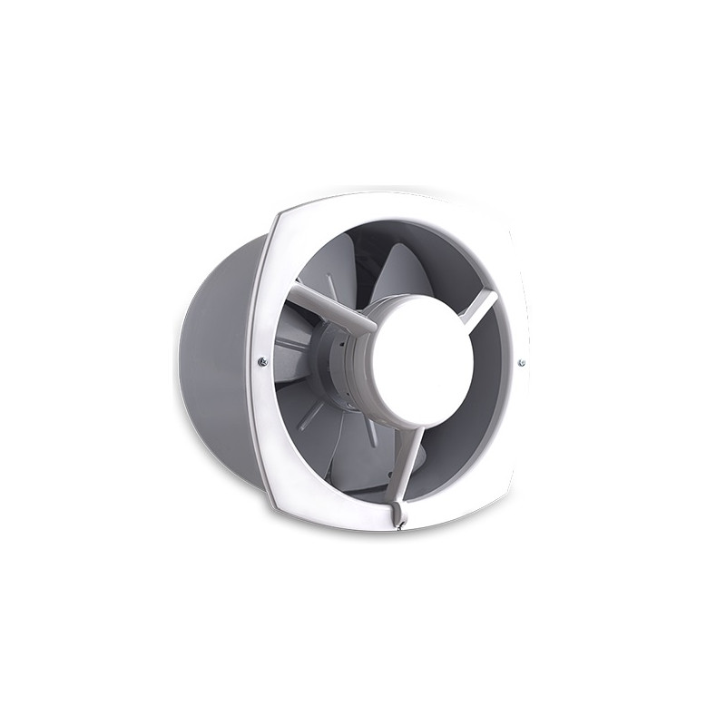 Extractor para cocina 25cm blanco pared de 15cm Ecoclima