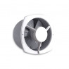 Extractor para cocina 25cm blanco pared de 15cm Ecoclima