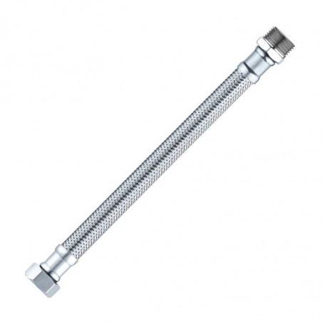 Flexible acero inoxidable mallado 3/4" 30cm Gloa
