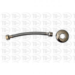 Flexible mallado 1/2" 40 cm...