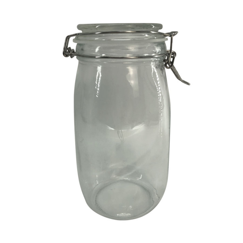 Frasco con tapa clip metálico 1000Ml Vonne