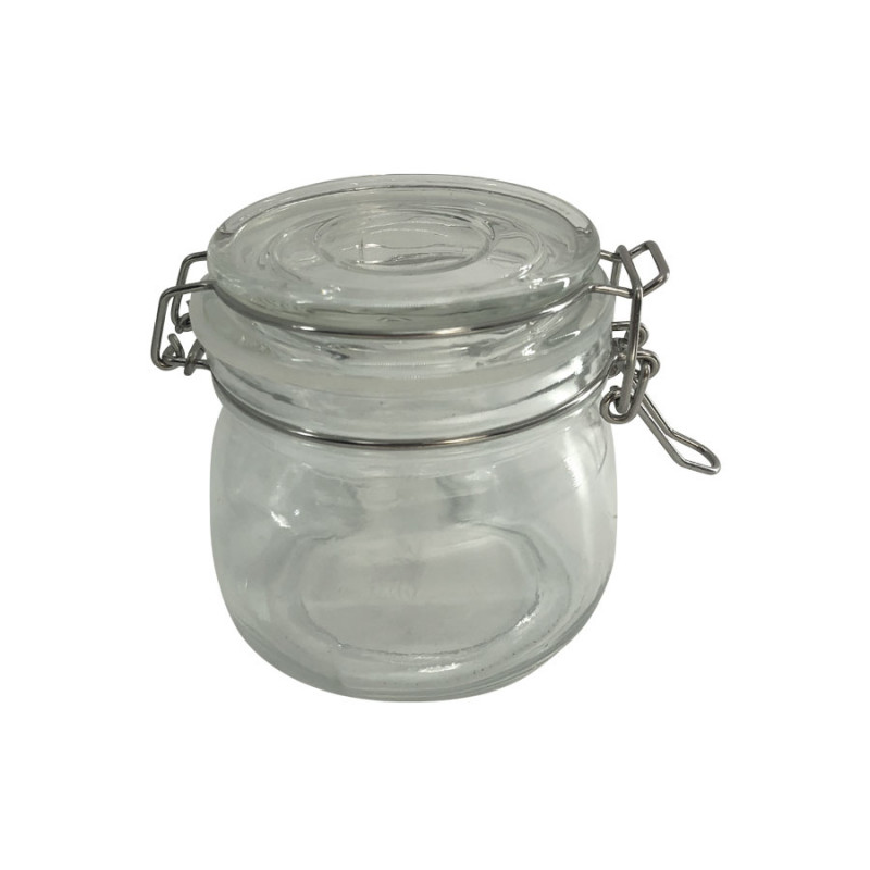Frasco con tapa clip metálico 500Ml Vonne