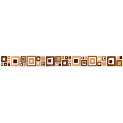 Friso Quadrat marron 4.5 x...