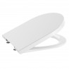 Tapa asiento caida amortiguada Inspira Round blanco Roca