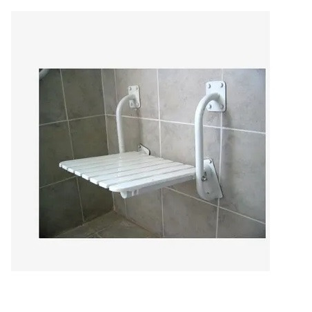 Asiento rebatible PVC para ducha Sanor