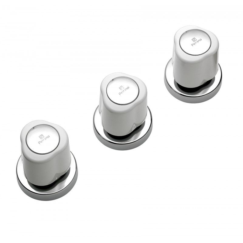 Griferia para bidet Lorca blanco cromo Peirano