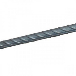 Barra hierro nervado 4 mm