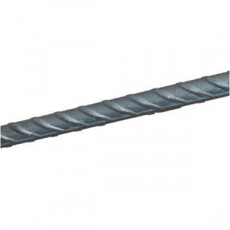 Barra hierro nervado 4 mm
