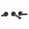 Griferia para lavatorio de pared Live Black Peirano