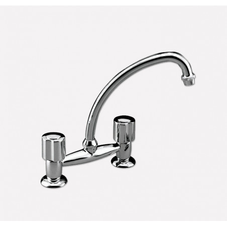 Griferia para cocina 2 agujeros Renacer Peirano