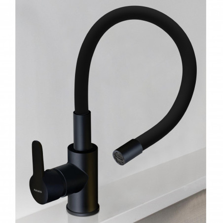 Griferia monocomando para cocina Black Colors Peirano