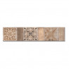 Guarda ceramica Punilla tabaco 5.5 x 25cm C.S.