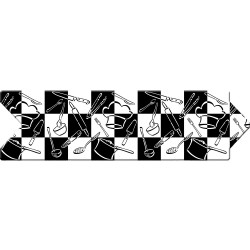 Guarda ceramica Arles negro...