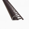 Guardacanto aluminio 10mm Bullnose cafe Atrim
