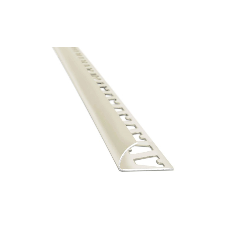 Guardacanto aluminio 10mm Arco marfil Atrim