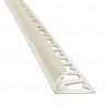 Guardacanto aluminio 10mm Arco marfil Atrim