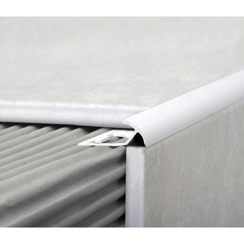 Guardacanto PVC 9mm Plus blanco Atrim