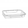 Jabonera rectangular 12 x 24.5cm acero inoxidable D'Accord