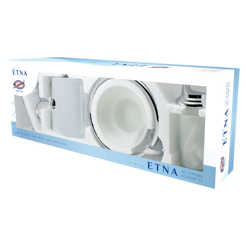 juego de 5 accesorios para baño Etna D'Accord