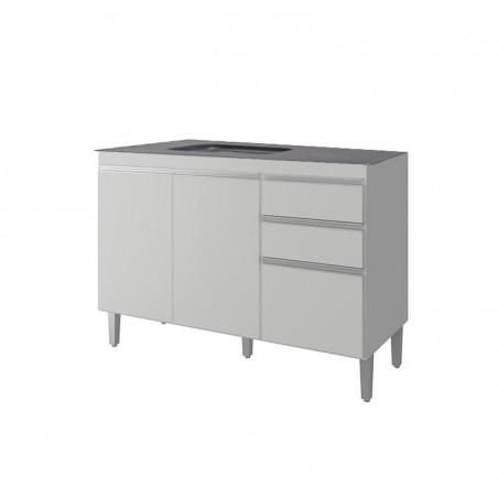 Bajo mesada 140 cm blanco Durafort