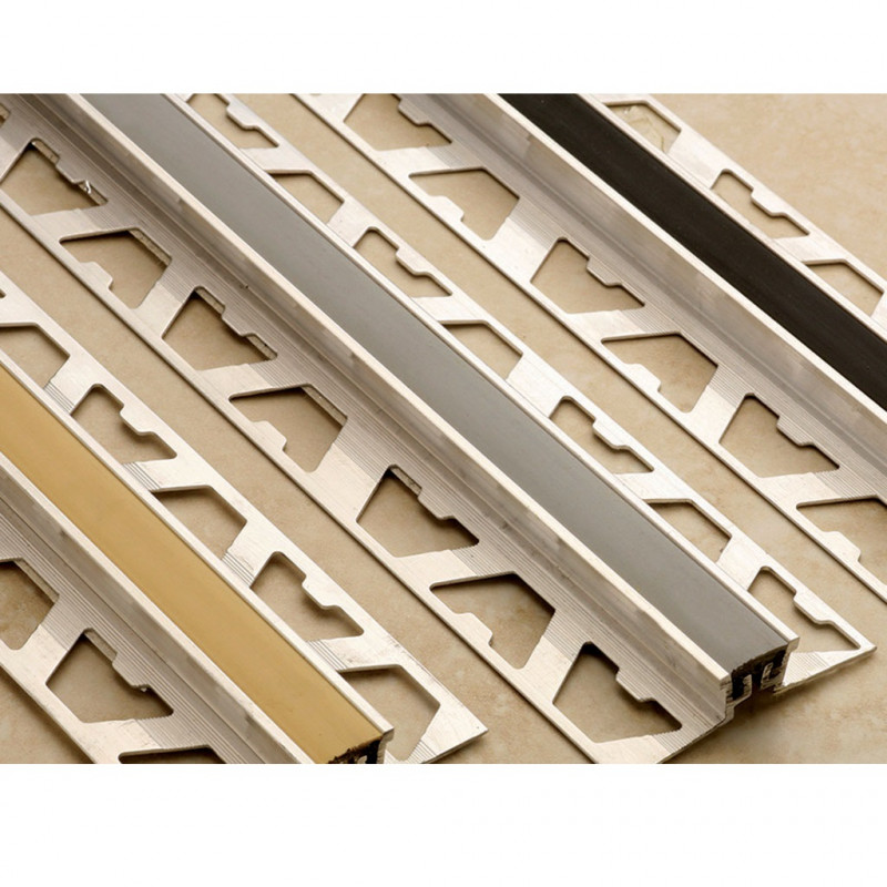 Junta de dilatacion 10mm aluminio Euro gris Atrim
