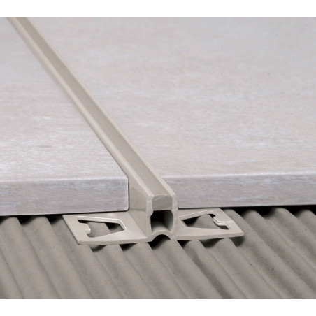 Junta de dilatacion 9mm PVC Expand gris Atrim