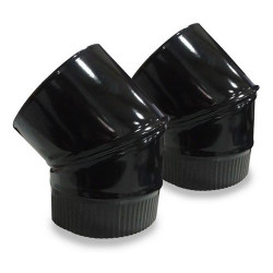 Kit 2 codos 45º  8"...