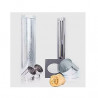 Kit complemento para instalacion pared 6" inoxidable Tromen