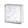 Ladrillo de vidrio tipo nube transparente 19x19x8 cm