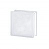 Ladrillo de vidrio satinado nube 19x19x8 cm