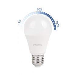 Lampara LED 9W con 3...